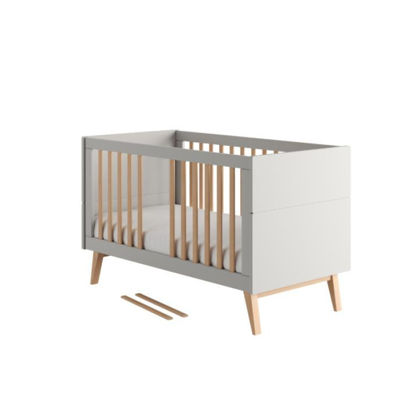 Baby crib 140x70 (Swing Gray collection)